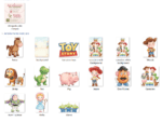 Kit Digital Toy Story Aquarela - Imagem 2