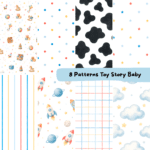 Kit Digital Toy Story Baby Aquarela - Imagem 2
