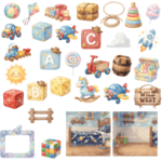 Kit Digital Toy Story Baby Aquarela - Imagem 5