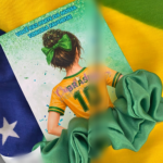 Arquivo Copa do Mundo Card Xuxinha Brasil Amarelo